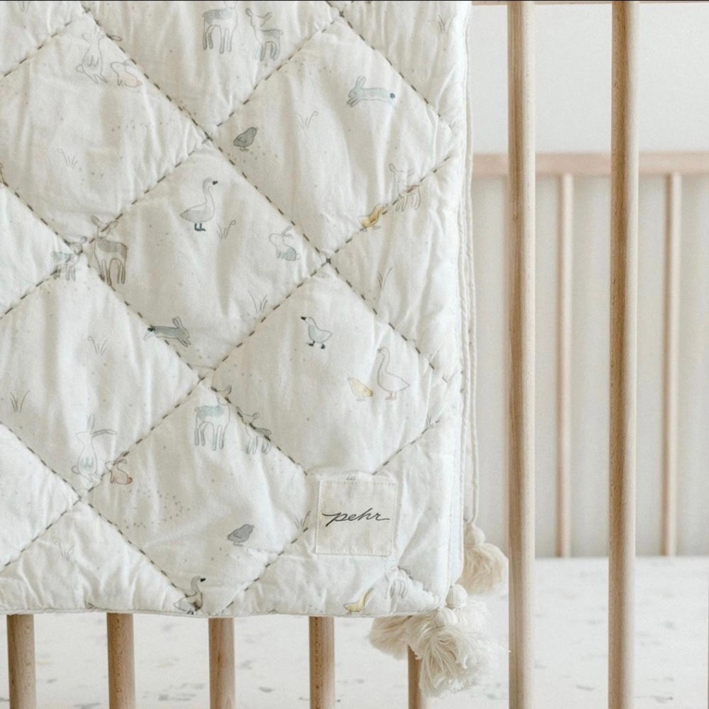 Pehr Quilted Baby Blanket Just Hatched